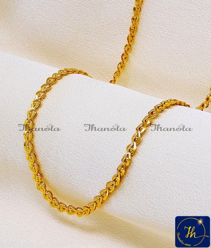 CHA1021 - Latest Chain Designs Gold Plated Jewellery Online India