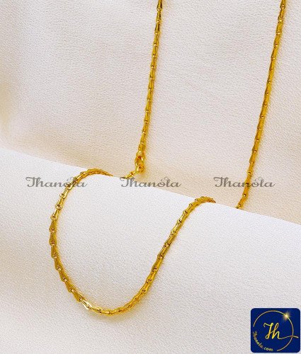 CHA1066-XLG - 36 Inch Trendy Simple Daily Wear Wheat Chain Design for Ladies