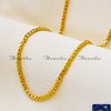 CHA1067-XLG - 36 Inch Gold Covering Daily Wear Wheat Chain Design for Men