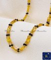 black beads chain gold design