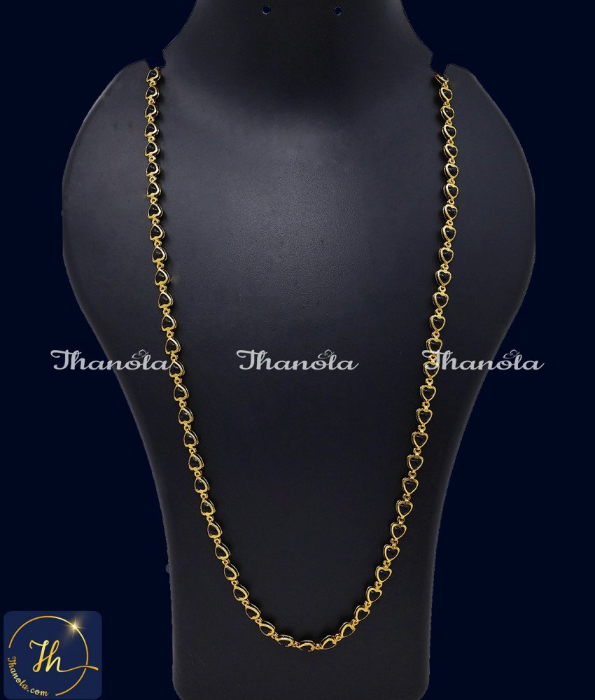 black beads chain designs