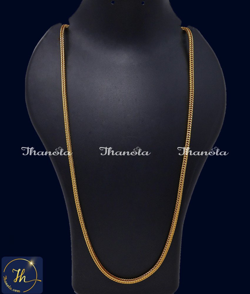 Square chain gold design