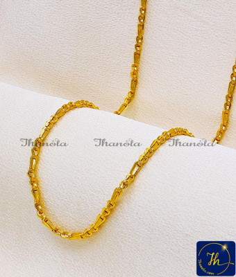 CHA1089-XLG - 36 Inch Traditional Gold Plated Daily Wear Gopi Chain Model