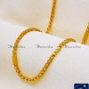 CHA1092-LG - 30 Inch 1 Gram Gold Jewellery with Guarantee Kerala Chain Design