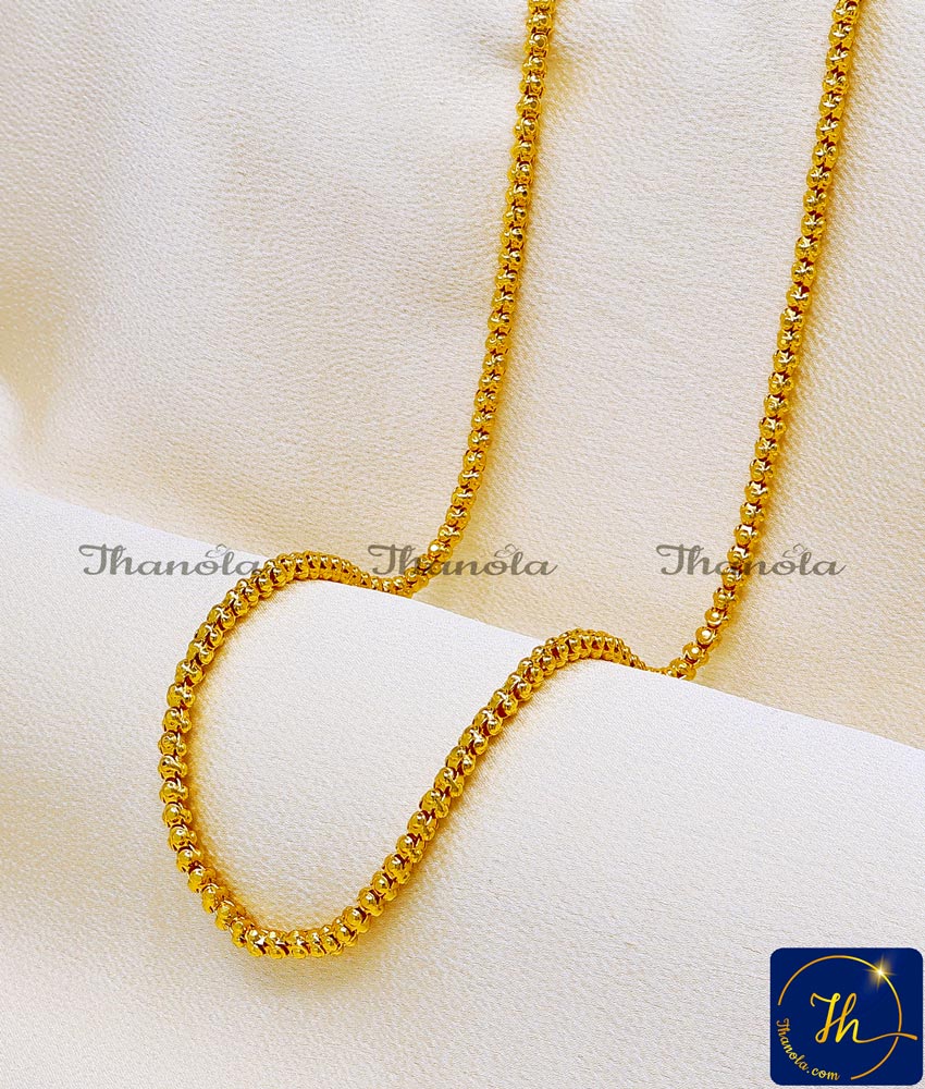 Gold Plated Long Chain for Ladies
