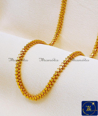 CHA1101-XLG - 36 Inch Gold Model Heart Design Daily Wear Imitation Gold Chain