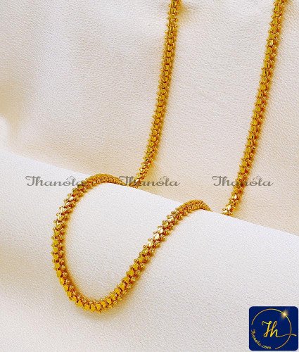 CHA1101-XLG - 36 Inch Gold Model Heart Design Daily Wear Imitation Gold Chain