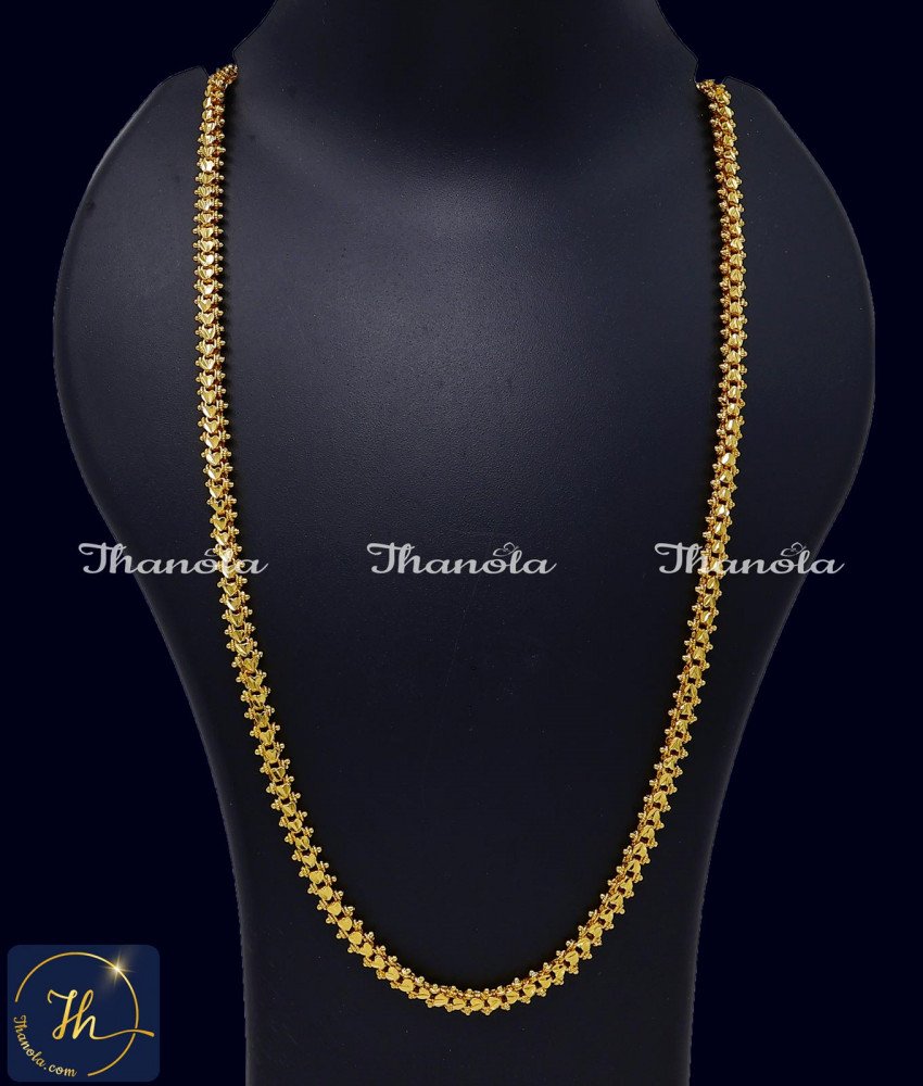 Gold Model Heart Design Daily Wear Imitation Gold Chain Gold Plated Jewellery Chain