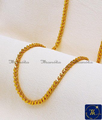 CHA1103-XLG - 36 Inch Best Quality Daily Wear S Cutting One Gram Gold Chain