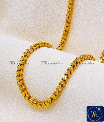 CHA1114A-XLG - 36 Inch Marriage Gold Chain Designs Heart Model 1g Gold Chain