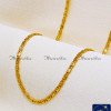 CHA1145B-XLG - 36 Inch Simple Lightweight Gold Plated Chain for Daily Wear