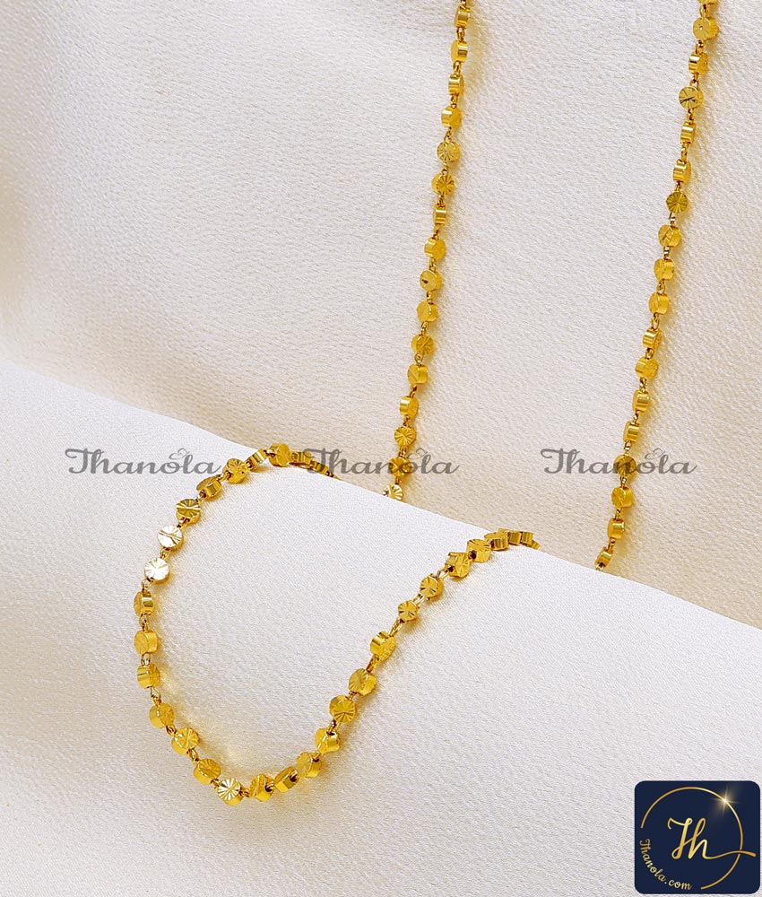 Daily Wear Gold Modern Simple Gold Chain Designs for Ladies
