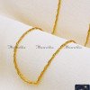 CHA1206-XLG - 36 Inch Artificial Gold Design Lightweight Twisted Chain Design