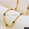 CHA1225 - Designer Daily Wear Black Beads Long Chain Models