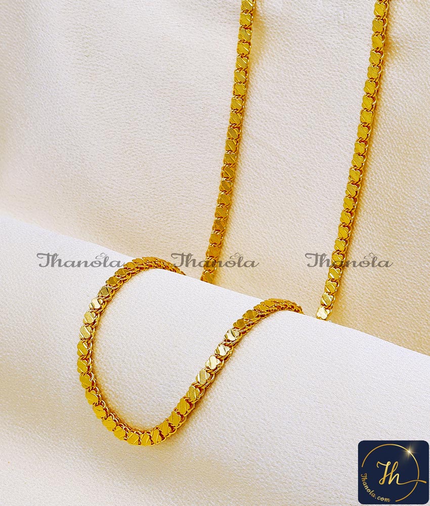 30 Inch Latest Butterfly Design Gold Chain Design for Daily Wear new model gold chain design