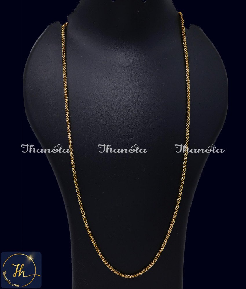 light weight gold chain design for women