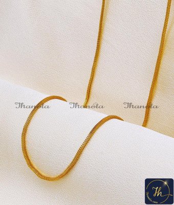 CHA1285A-XLG - 36 Inch Latest Box Model Daily Use Simple Gold Chain Design CHA1285A-XLG - 36 Inch Latest Box Model Daily Use Simple Gold Chain Design