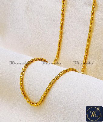 CHA1287-XLG - 36 Inch Latest Dot Model Simple Gold Chain Designs for Ladies CHA1287-XLG - 36 Inch Latest Dot Model Simple Gold Chain Designs for Ladies