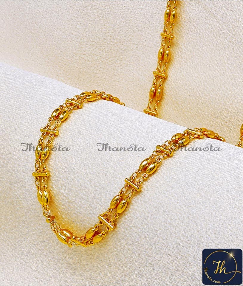 Gold Double Chain Design for female