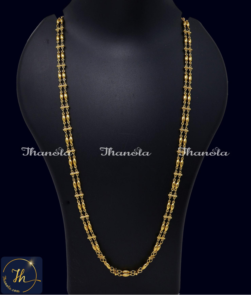 Gold Double Chain Design for female