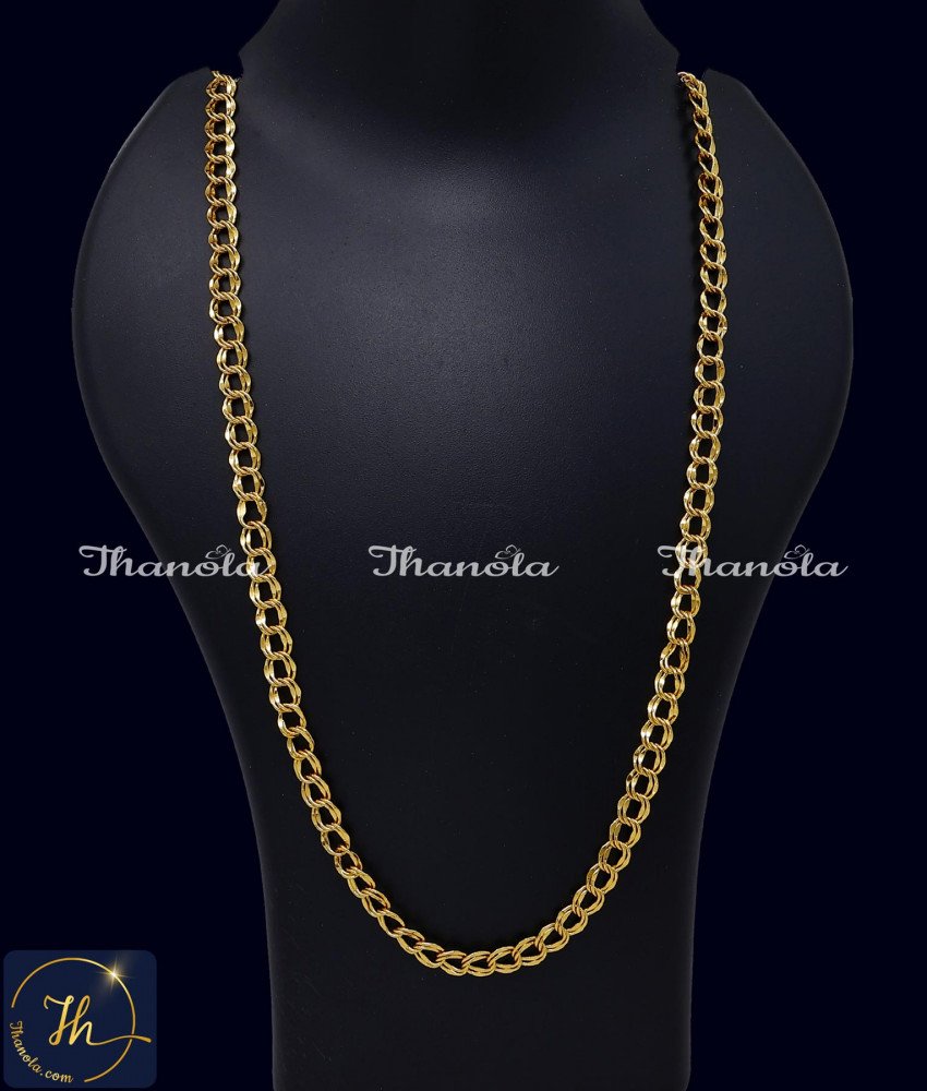 1 gram gold chain for men in india