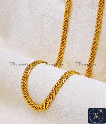 CHA1294 - Stylish Gold Plated Heavy Thick Chain Design for Men