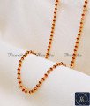 30 Inch 1gm Gold Red Crystal Beads Long Chain for Ladies Crystal Chain for Women