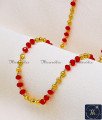 Traditional Crystal Fancy Gold Chain Designs for Ladies simple crystal beads jewellery designs