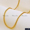 CHA1337-LG - 30 Inch Simple Light Weight Micro Gold Plated Ball Chain Model