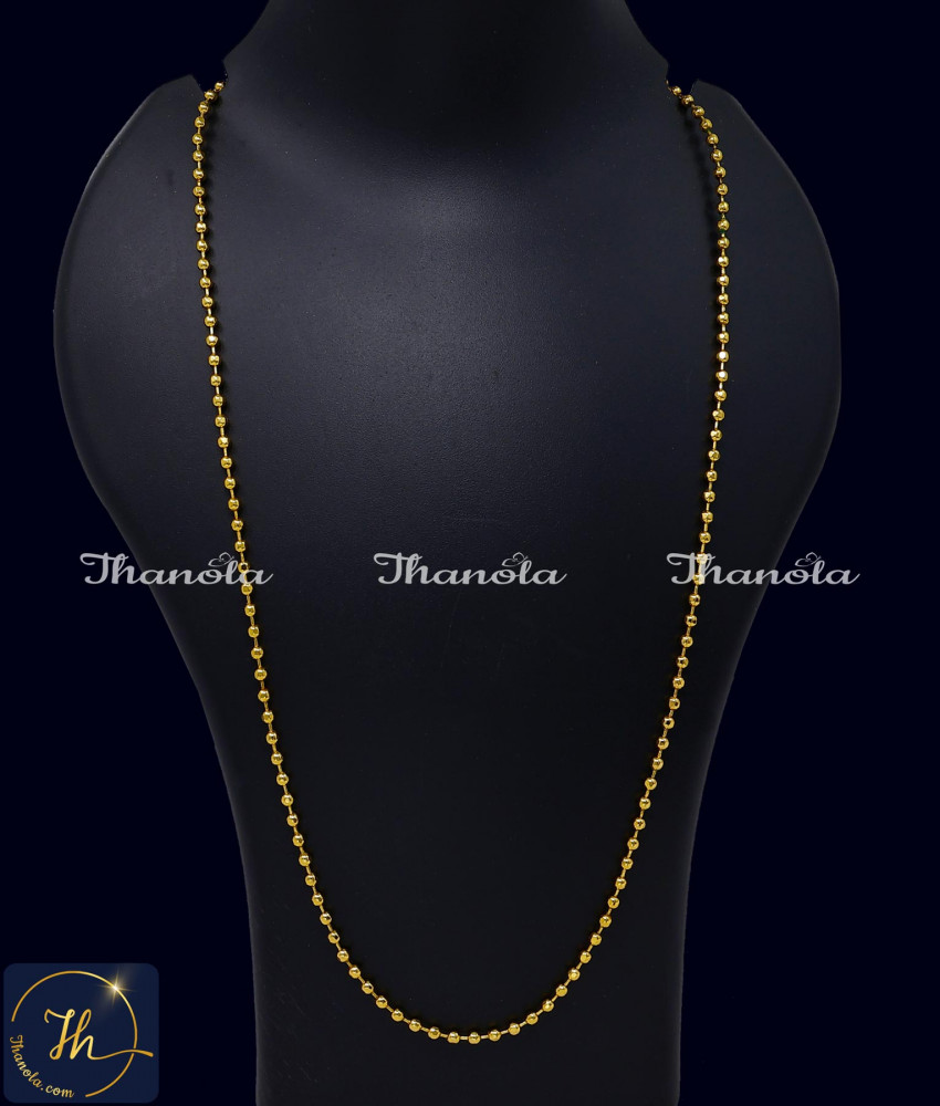 gold ball chain design for ladies