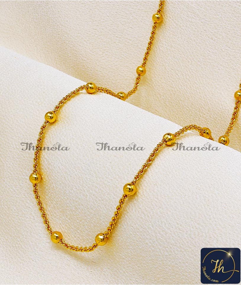 daily wear gold plated chain for women