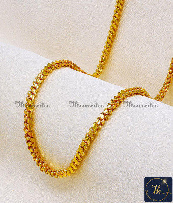 CHA1360 XLG - 36 Inch Trending Gold Chain Designs Gold Covering Jewellery
