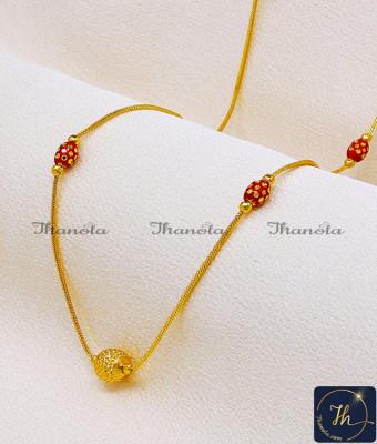 CHA1363 - Trending Light Weight Daily Use Simple Gold Chain Design