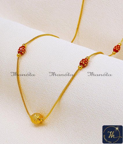 CHA1363 - Trending Light Weight Daily Use Simple Gold Chain Design