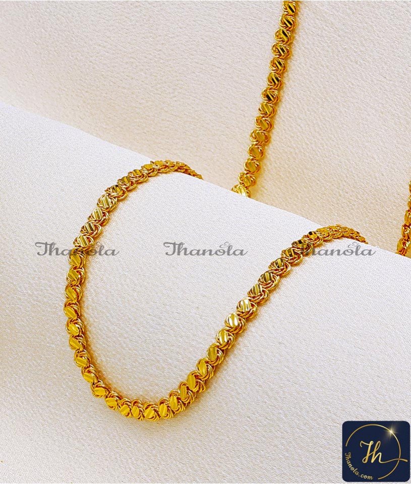 stylish chain for men gold plated
