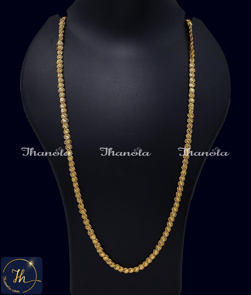 stylish chain for men gold plated