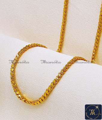 CHA1381-XLG - 36 Inch Premium Quality Heart Model Daily Wear Covering Chain
