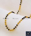 Crystal Beads Lightweight Imitation Gold Chain for Women mangalsutra chain without pendant