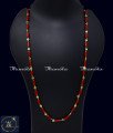1 Gram Gold Red Coral Pavalam Chain Models for Women Pavalam chain models for ladies