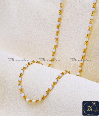 CHA1390 - Best Imitation Jewelry Pearl Muthu Malai Chain for Women