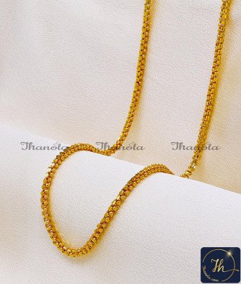 CHA1392-XLG - 36 Inch Premium Quality Heart Design Thick Gold Chain Model