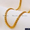 CHA1394-LG - 30 Inch New Style Boys Chain Design Gold Plated Jewellery
