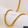 CHA1413 - Trending Gold Plated Flower Model Kerala Chain Design