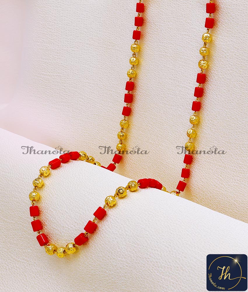 coral beads chain designs