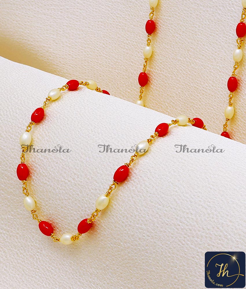 muthu pavalam gold chain design