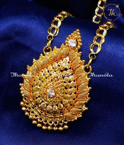Best Quality Gold Covering Dollar Chain for Women south indian dollar chain designs