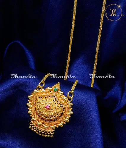 modern gold pendant designs for female