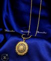Daily Wear 1 Gram Gold Dollar Designs for Female dollar chain for women
