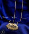 Latest Peacock Design Gold Dollar Chain for Ladies peacock design pendant