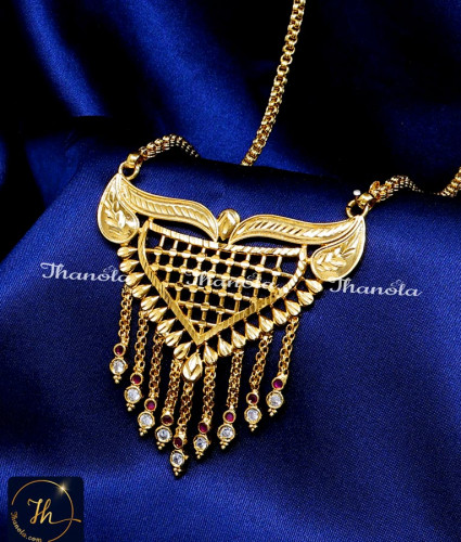 DCH1277 - Trendy Big Gold Dollar Chain Design for Wedding Wear